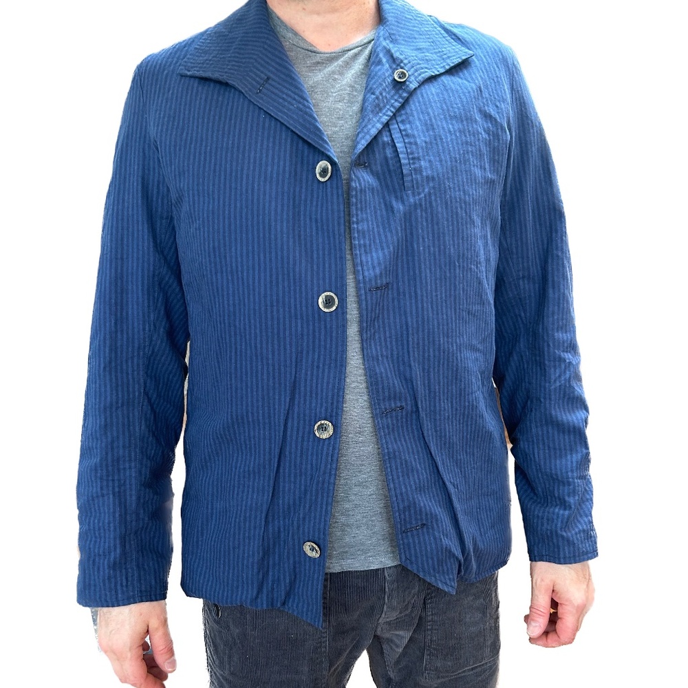 18 Waits Blue Mens Jacket Sports Coat